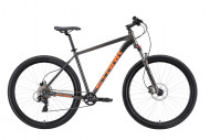 Велосипед Stark'24 Hunter 29.2 HD графитовый/оранжевый 18"