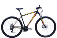Велосипед Stark'24 Indy 29.2 D темный мультицвет/оранжевый, желтый 18"