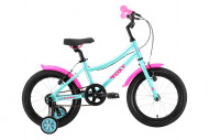 Велосипед Stark'24 Foxy Girl 16 бирюзовый/розовый