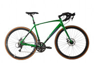 Велосипед Stark'24 Peloton 700.4 D зеленый/черный, серый 20"