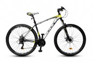 Велосипед Icon 19" (22) HORST черный/белый/салатовый