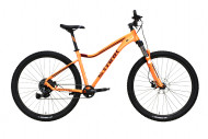 Велосипед Stark'24 Tactic 29.4 HD оранжевый металлик/темно-красный металлик 20"