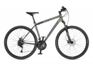 Велосипед Vertigo 22" (22) AUTHOR серебро/салатовый/черный