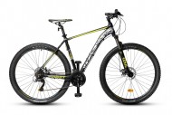 Велосипед Crown 17" (22) HORST черный/серый/лимонный