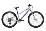 Велосипед Stark'24 Geek 24 лакированный алюминий/фиолетовый 12"