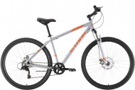 Велосипед FORWARD 27,5" ALTAIR AL D (DISK), (21-ск.) 2020-2021, (рама 19) cерый/черный