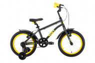 Велосипед Stark'24 Foxy Boy 16 черный/желтый