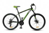 Велосипед Genesis 17" (22) HORST черный/салатовый/серый