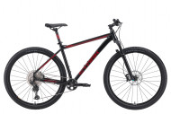 Велосипед Stark'24 Krafter 29.9 HD черный/красный 18"