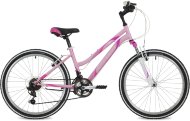 Велосипед STINGER 24" LATINA розовый, сталь, размер 12", MICROSHIFT