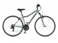 Велосипед Compact 18" (22) AUTHOR серебро/салатовый