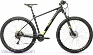 Велосипед CUBE AIM EX 29  black?n?flashyellow  19"